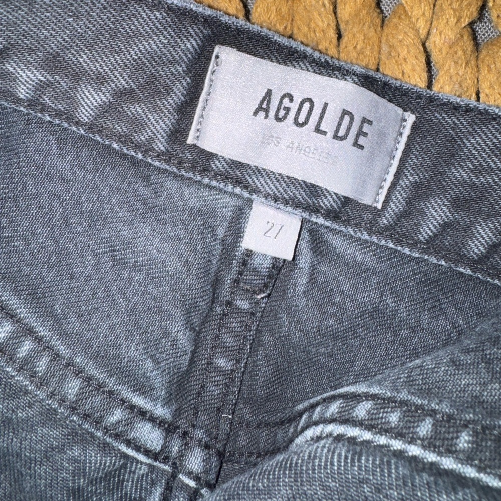 Agolde Charcoal Denim Pants